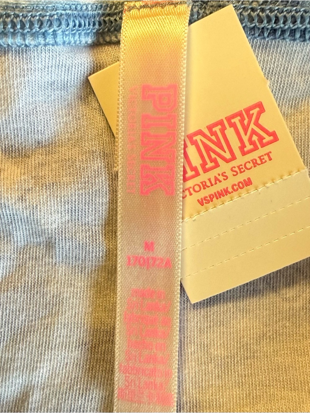 PINK Victoria's Secret Blue Tie-Dye Logo Hipster Panty - Picture 5 of 10
